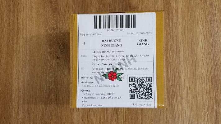 Đồng hồ chính hãng Orient SAK00005D0-B